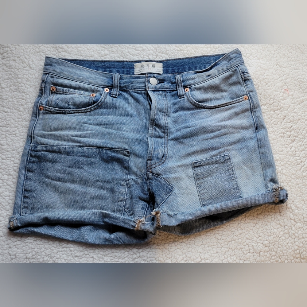 We the free patch shorts size 28